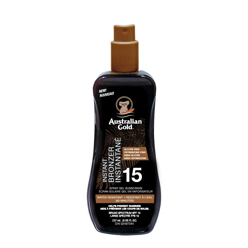 Australian Gold Spf 15 Spray Gel Bronzer, Fragrance: Cocoa Dreams, 237 Milliliters, brown 🍁 All In One Marketplace Canada