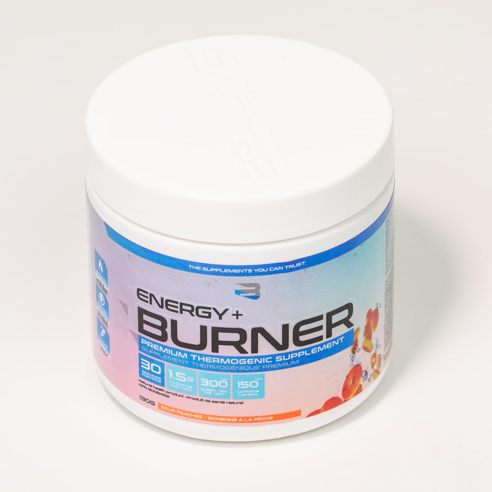 Energy+Burner Believe Supplements (sour peach) 🍁 All In One Marketplace Canada