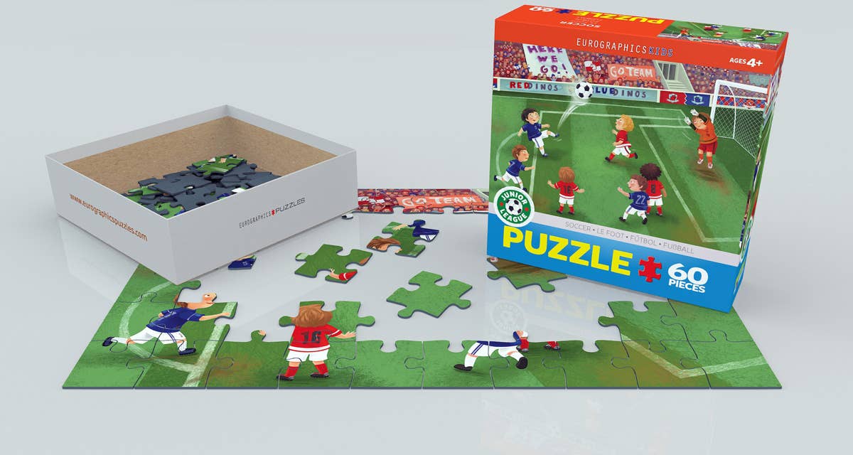 Eurographics Junior League Soccer 60-Piece Puzzle - Ages 4+