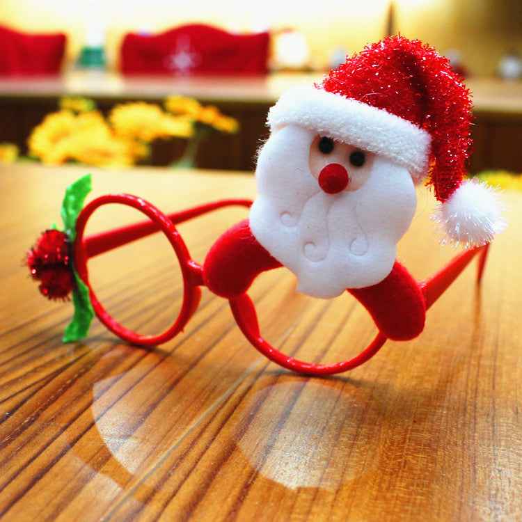 Christmas Party Glasses – Festive Holiday Photo Props, 5 Fun Styles
