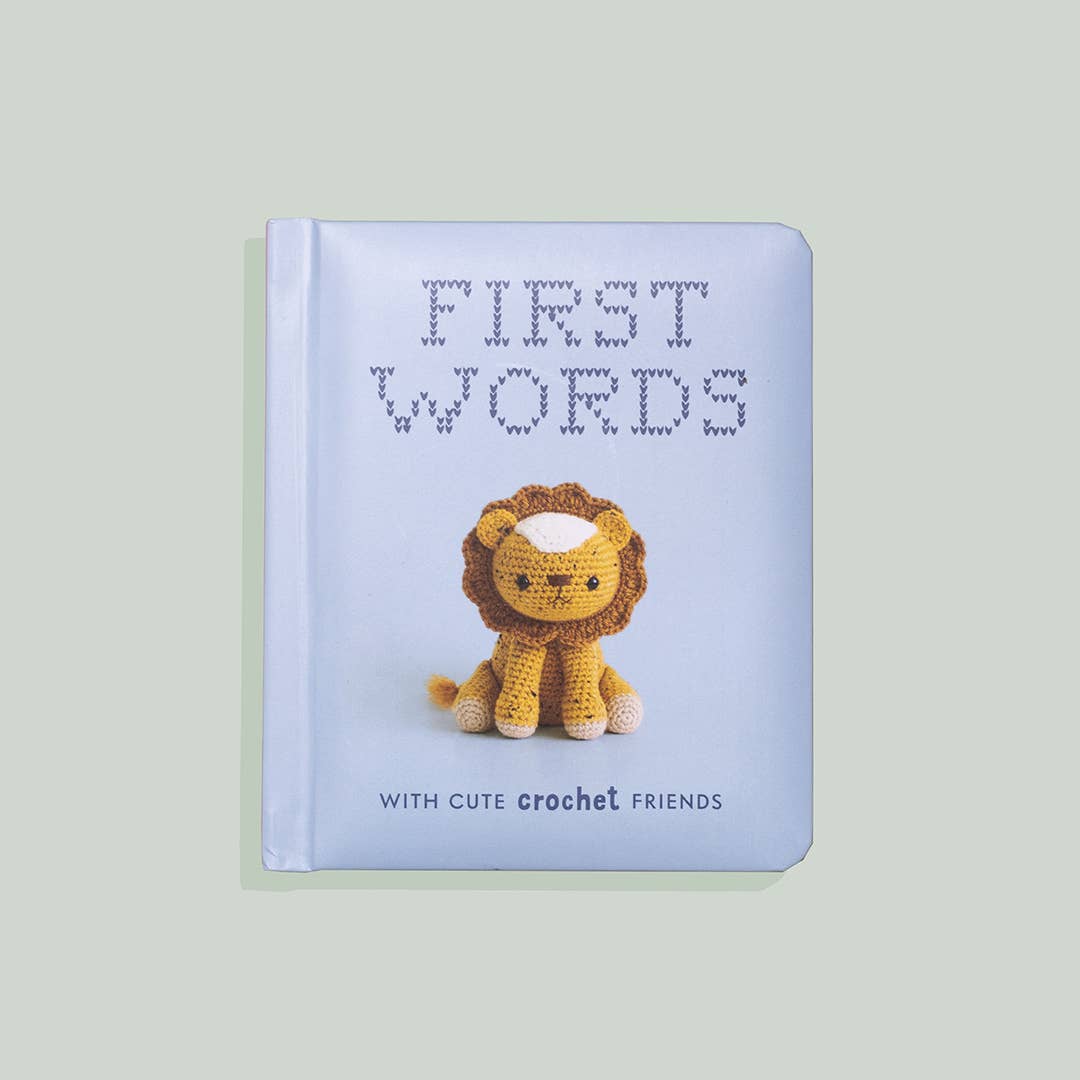 Paige Tate & Co. - First Words with Cute Crochet Friends (Baby Board Book) - Ages 1–3