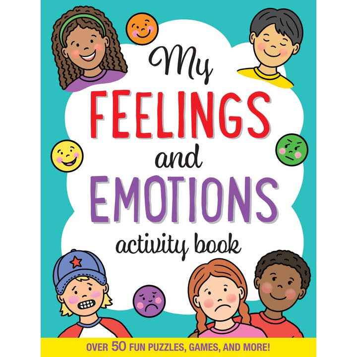 Peter Pauper Press - My Feelings and Emotions Activity Book - Ages 3+