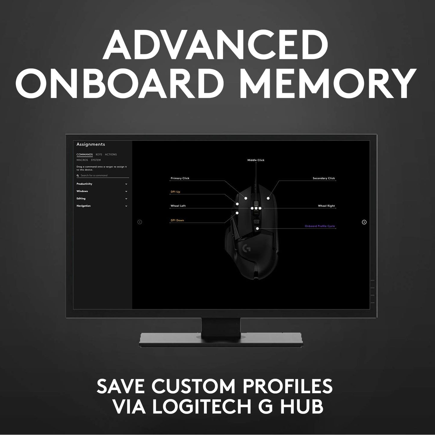 Logitech G502 Hero High Performance Wired Gaming Mouse, Hero 25K Sensor, 25,600 DPI, RGB, Adjustable Weights, 11 Programmable Buttons, On-Board Memory, PC/Mac, Black 🍁 All In One Marketplace Canada