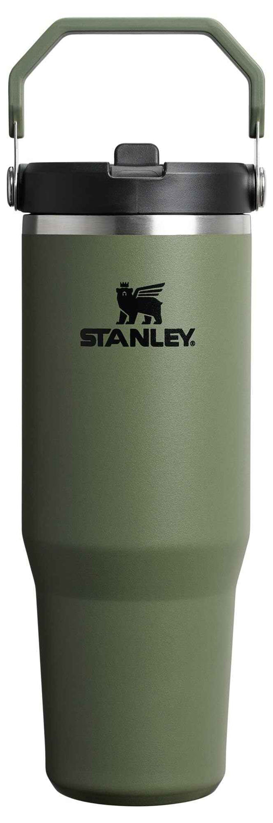 Stanley IceFlow 2.0 Flip Straw Tumbler with Handle 30 oz | Twist On Lid and Flip Up Straw | Leakproof Water Bottle | Insulated Stainless Steel | BPA-Free | Dried Pine 🍁 All In One Marketplace Canada