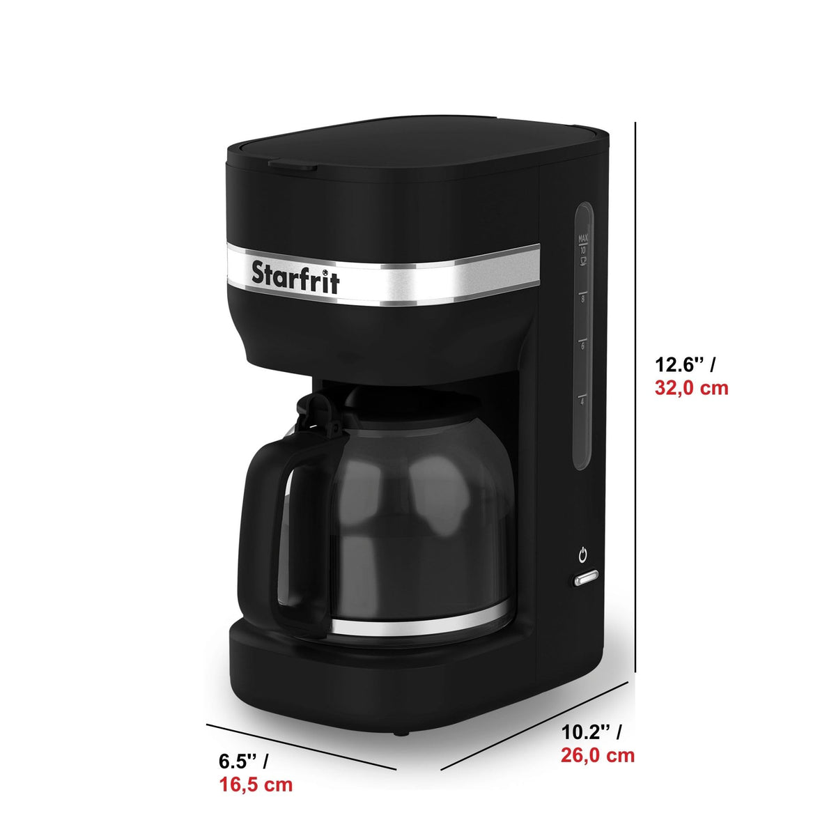 Starfrit 10-Cup Coffee Maker – Keep Warm Function – Reusable Filter Basket – Easy to clean – 900W – Black 🍁 All In One Marketplace Canada
