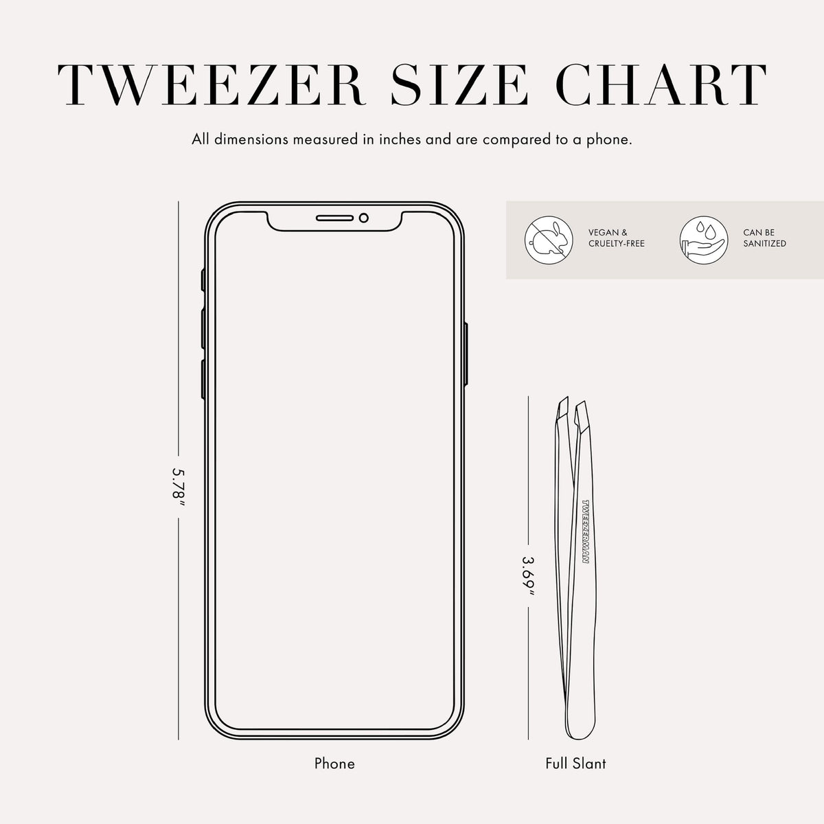 Tweezerman Exclusive Evening Blue Slant Tweezer - Hair Removal Tweezers, Stainless Steel 🍁 All In One Marketplace Canada