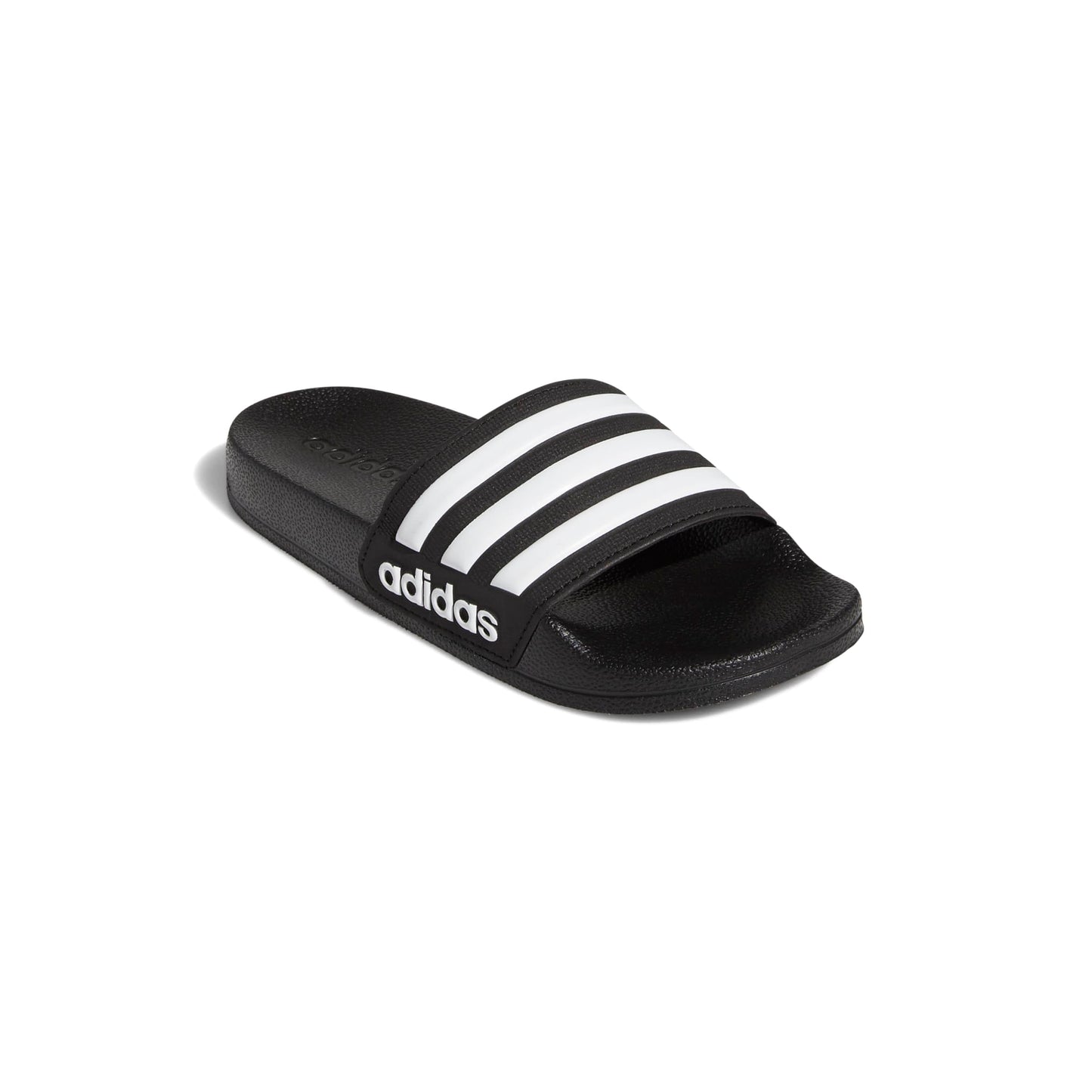 adidas Unisex Kids Adilette Shower, Core Black/White/Core Black, 5/Big Kid 🍁 All In One Marketplace Canada