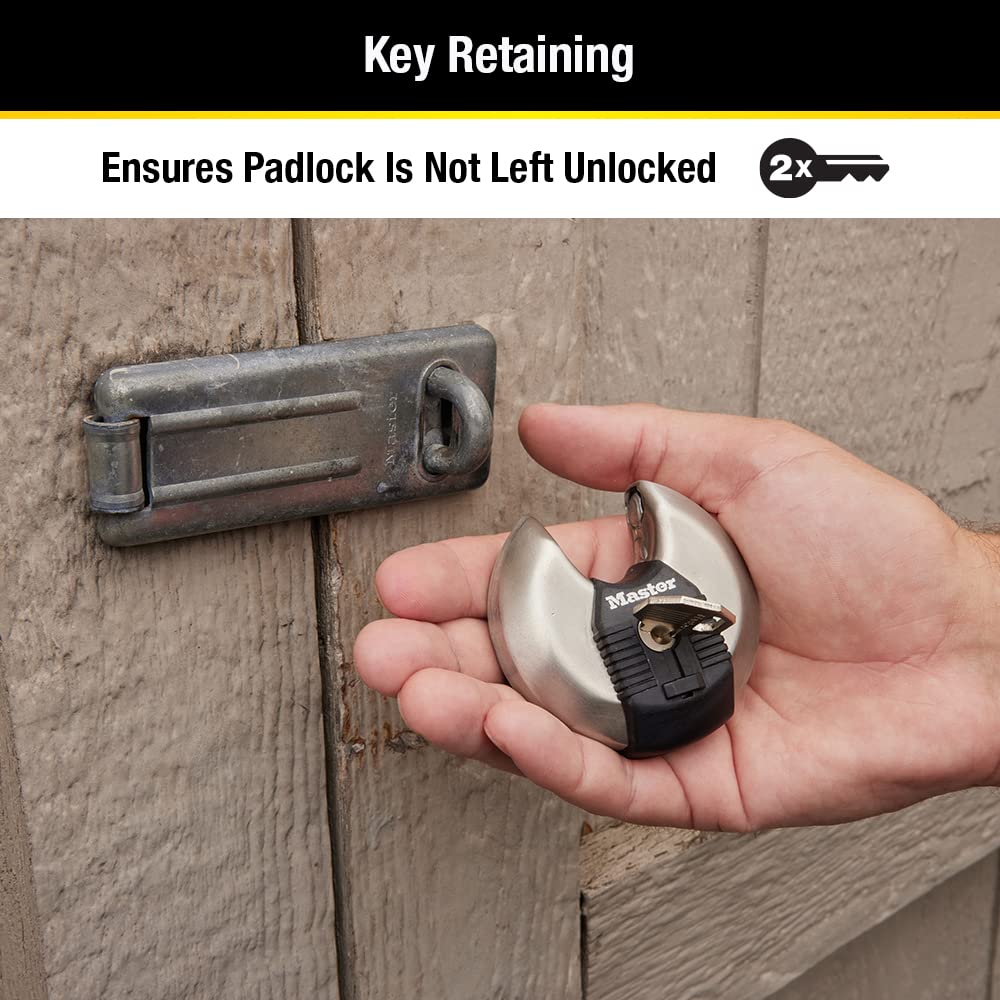 MASTERLOCK Disc Padlock (2 Pack), 2-3/4" M40XTCCSEN 🍁 All In One Marketplace Canada