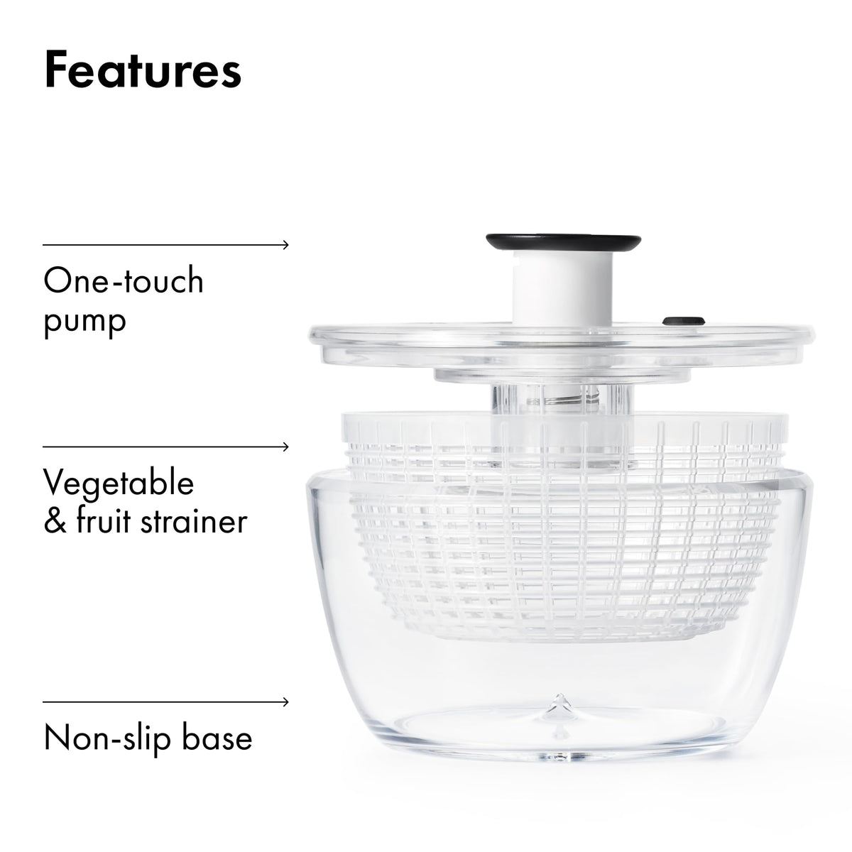 OXO Good Grips Good Grips Little Salad & Herb Spinner 🍁 All In One Marketplace Canada