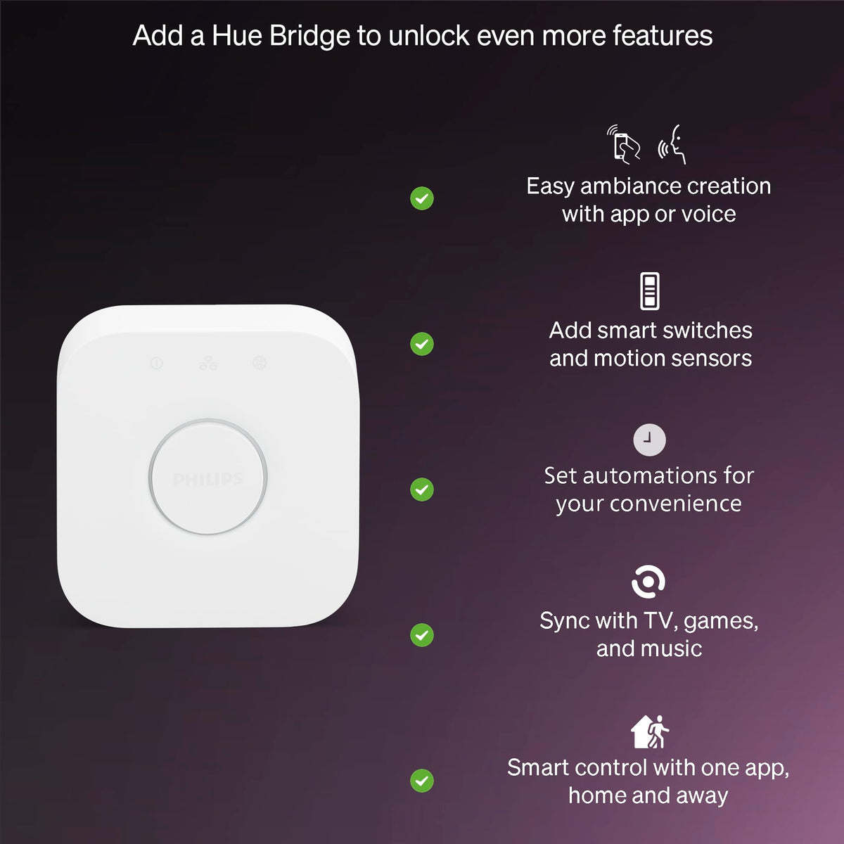 Philips Hue Essential Smart LED A19 Bulb, White and Color Ambiance, E26 Base, 8.8W, 2200K-6500K, 800 Lumens, Dimmable, Works with Alexa, Google Assistant, and Apple Home, 2 Pack 🍁 All In One Marketplace Canada