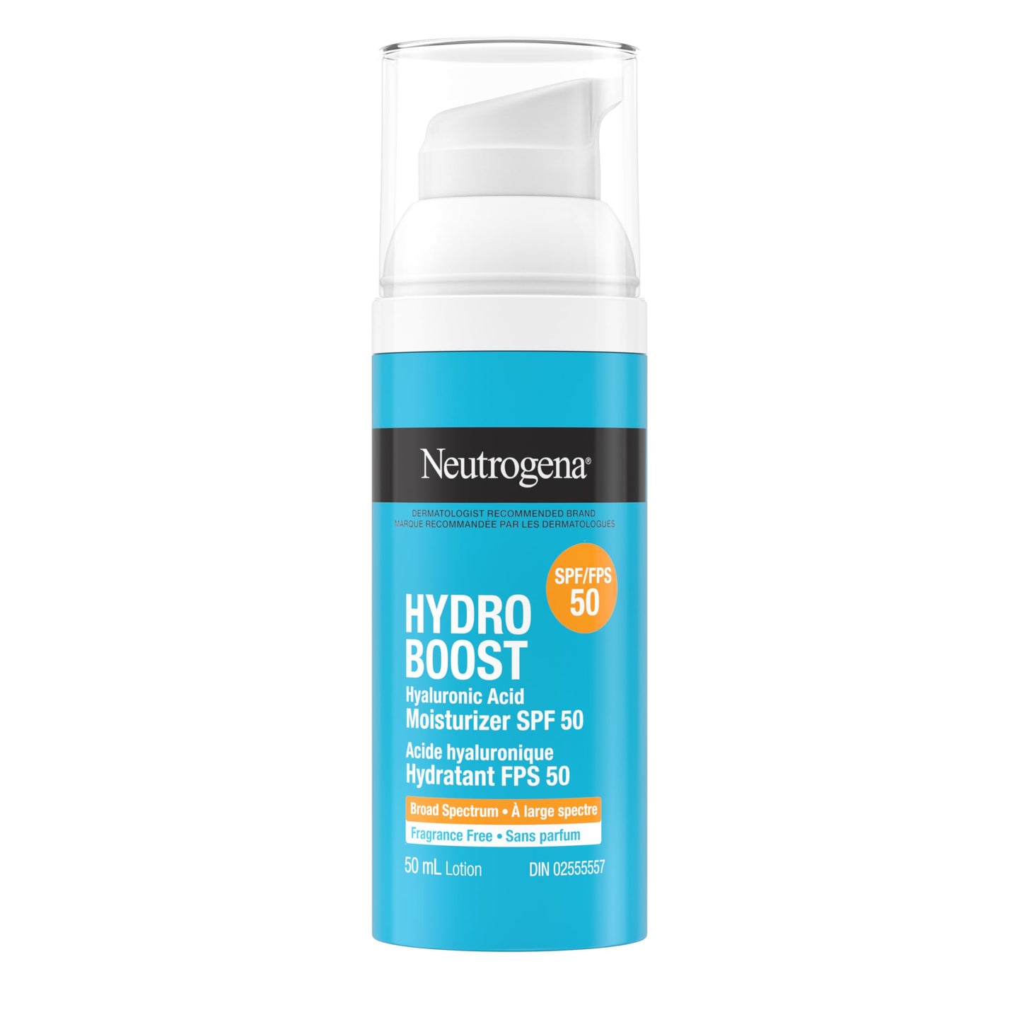 Neutrogena Hydro Boost Hyaluronic Acid Moisturizer SPF 50 with Broad Spectrum, Non-Greasy, Fragrance Free Daytime Facial Moisturizer to Hydrate Dry Skin, 50 mL 🍁 All In One Marketplace Canada