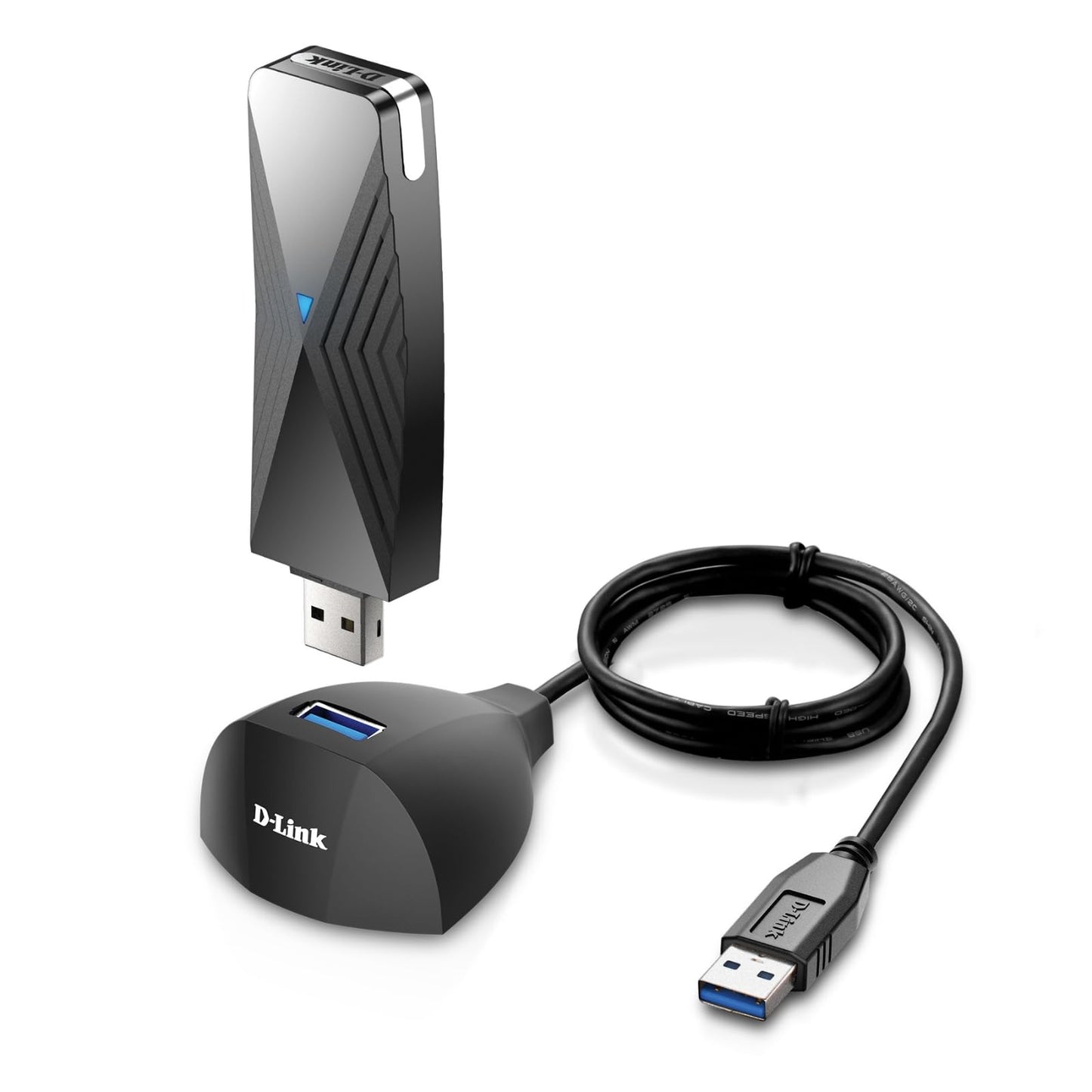 D-Link USB WiFi 6 Adapter AX1800 USB 3.0 Dual Band Long Range MU-MIMO Wireless Internet Network for Desktop PC Laptop Windows (DWA-X1850-B1-CA) 🍁 All In One Marketplace Canada
