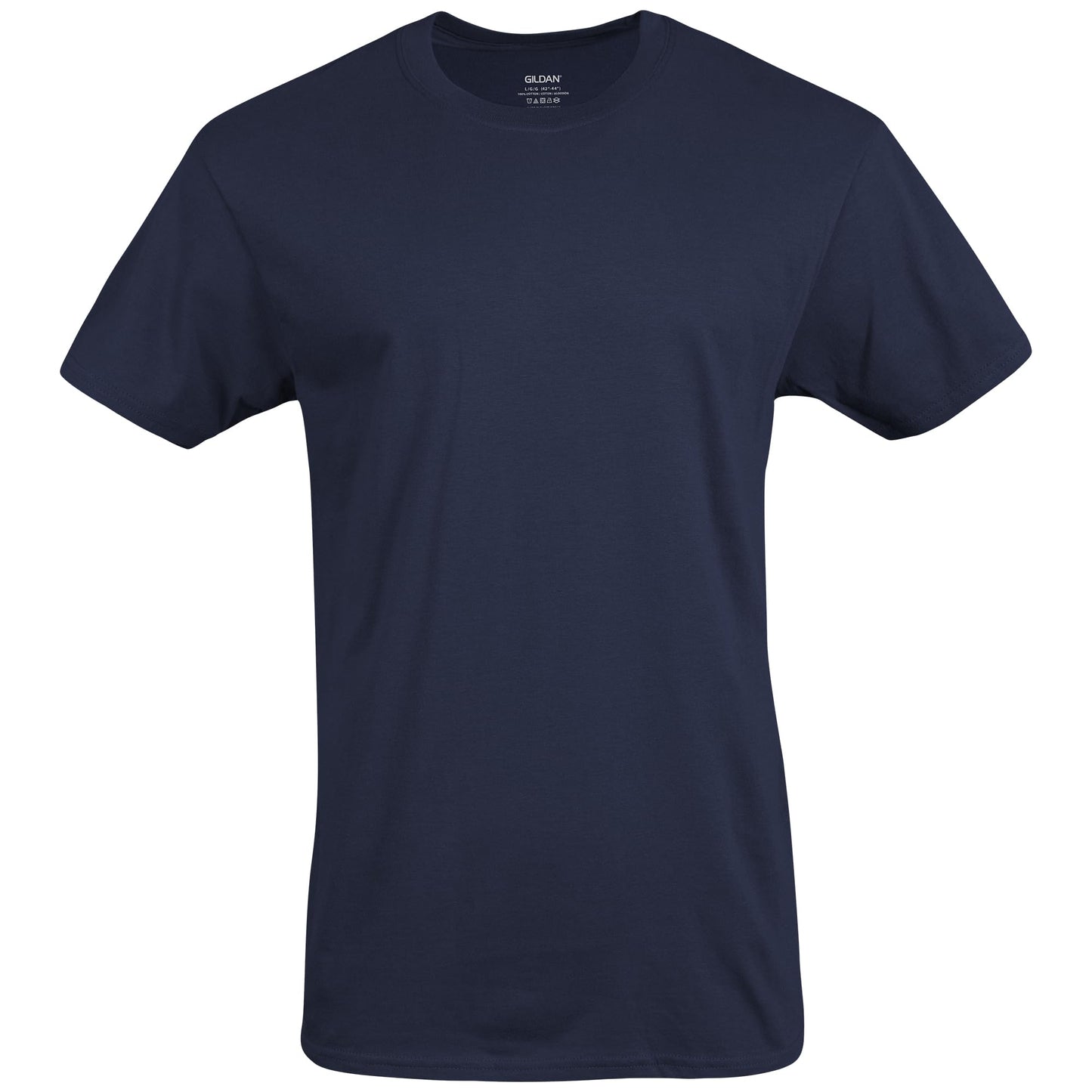 Gildan Men's Crew T-Shirts, Multipack, Style G1100, Navy/Heather Navy/Indigo Blue (5-Pack), XX-Large 🍁 All In One Marketplace Canada