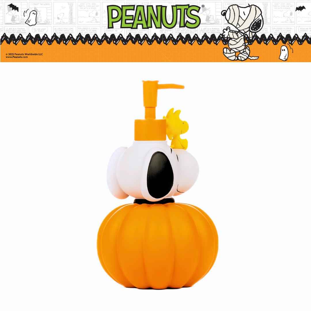 Peanuts Snoopy Soap/Lotion/Hand Sanitizer Resin Pump Dispenser, 10.01 Ounces, Halloween, (Officially Licensed Product) by Franco