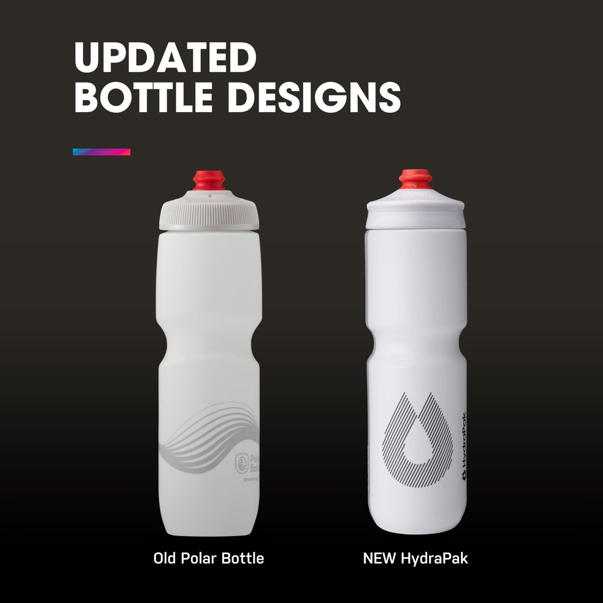HydraPak Breakaway Surge Lightweight Bike Water Bottle (25oz, White) 🍁 All In One Marketplace Canada
