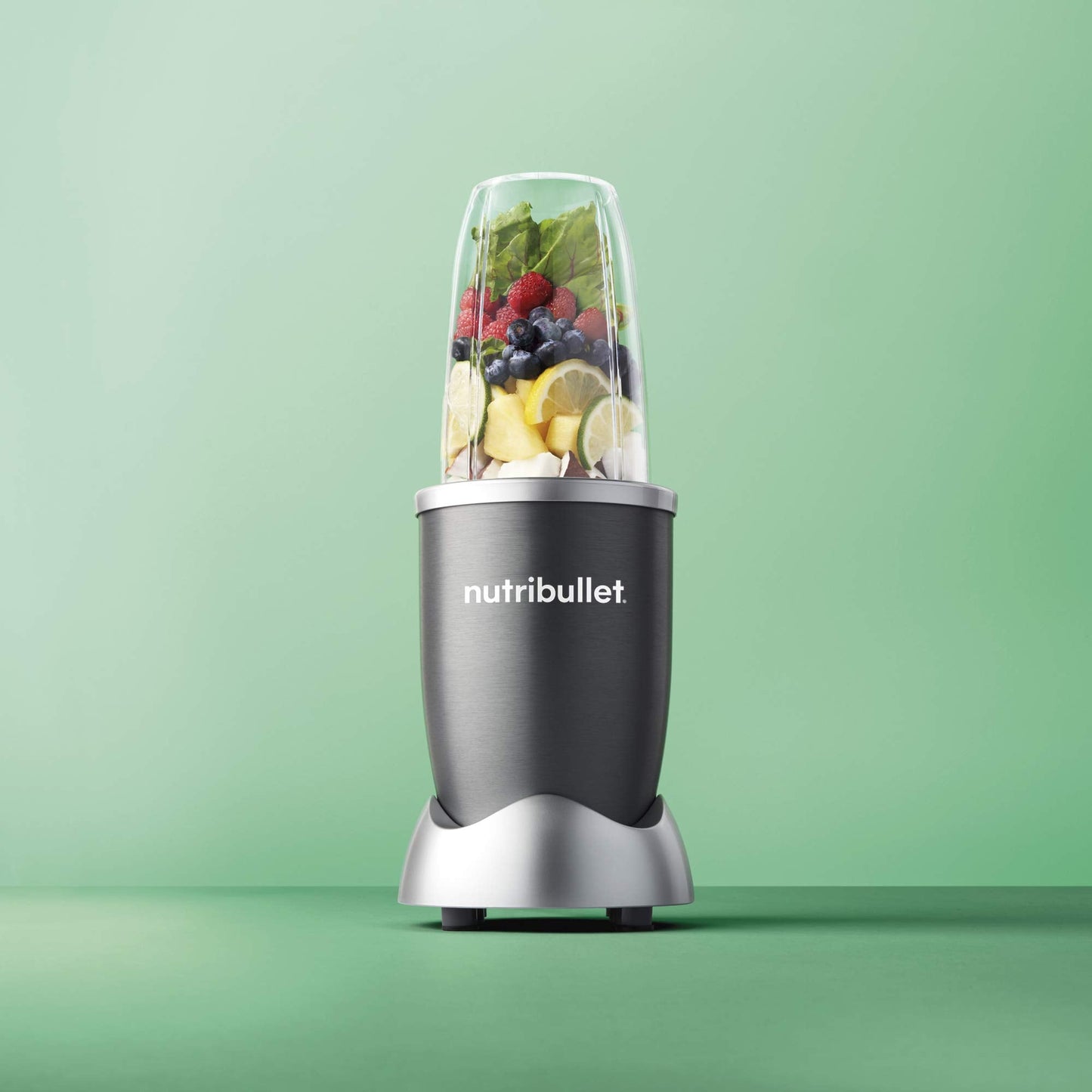NutriBullet 600 Superfood Nutrition Extractor, Blender & Mixer System (8-Piece Set), Silver 🍁 All In One Marketplace Canada