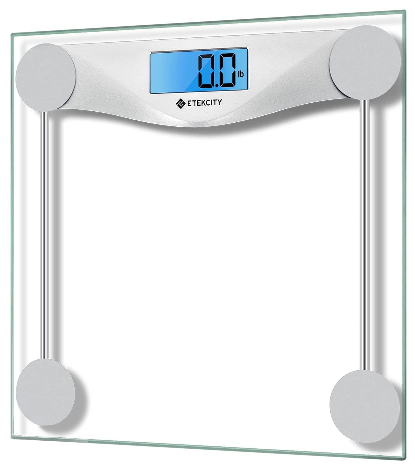 Etekcity Digital Body Weight Bathroom Scale, Large Blue LCD Backlight Display, High Precision Measurements,6mm Tempered Glass, 400 Pounds 🍁 All In One Marketplace Canada
