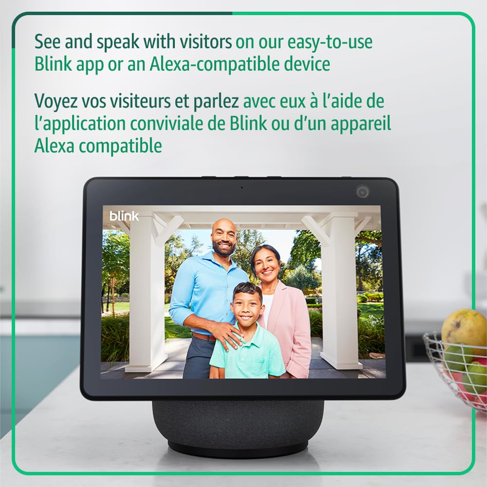 Blink Video Doorbell – Head-to-toe HD view, two-year battery life, and simple setup. Required Sync Module not included – Add-On (White) 🍁 All In One Marketplace Canada