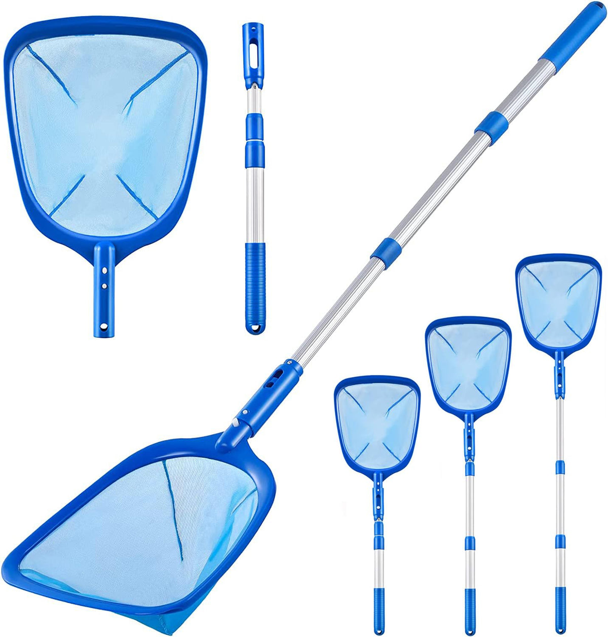 FBSPORT Pool Skimmer Net with Telescopic Pole, 59 inch Swimming Pool Leaf Net, Fine Mesh Pool Net, Pool Cleaner Maintenance Tool-Easy to Collecting Leaves for Swimming Pools, Hot Tubs, Ponds 🍁 All In One Marketplace Canada