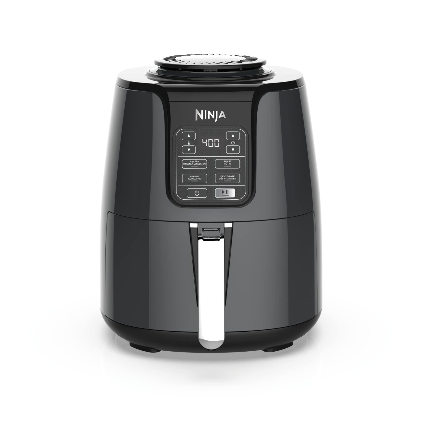 Ninja AF100C Air Fryer, 4-Qt Capacity, Non-Stick, Air Fry, Roast, Reheat, Dehydrate, Charcoal Grey (Canadian Version) - Perfect for Nutritional Cooking with Air Fryer Accessories 🍁 All In One Marketplace Canada