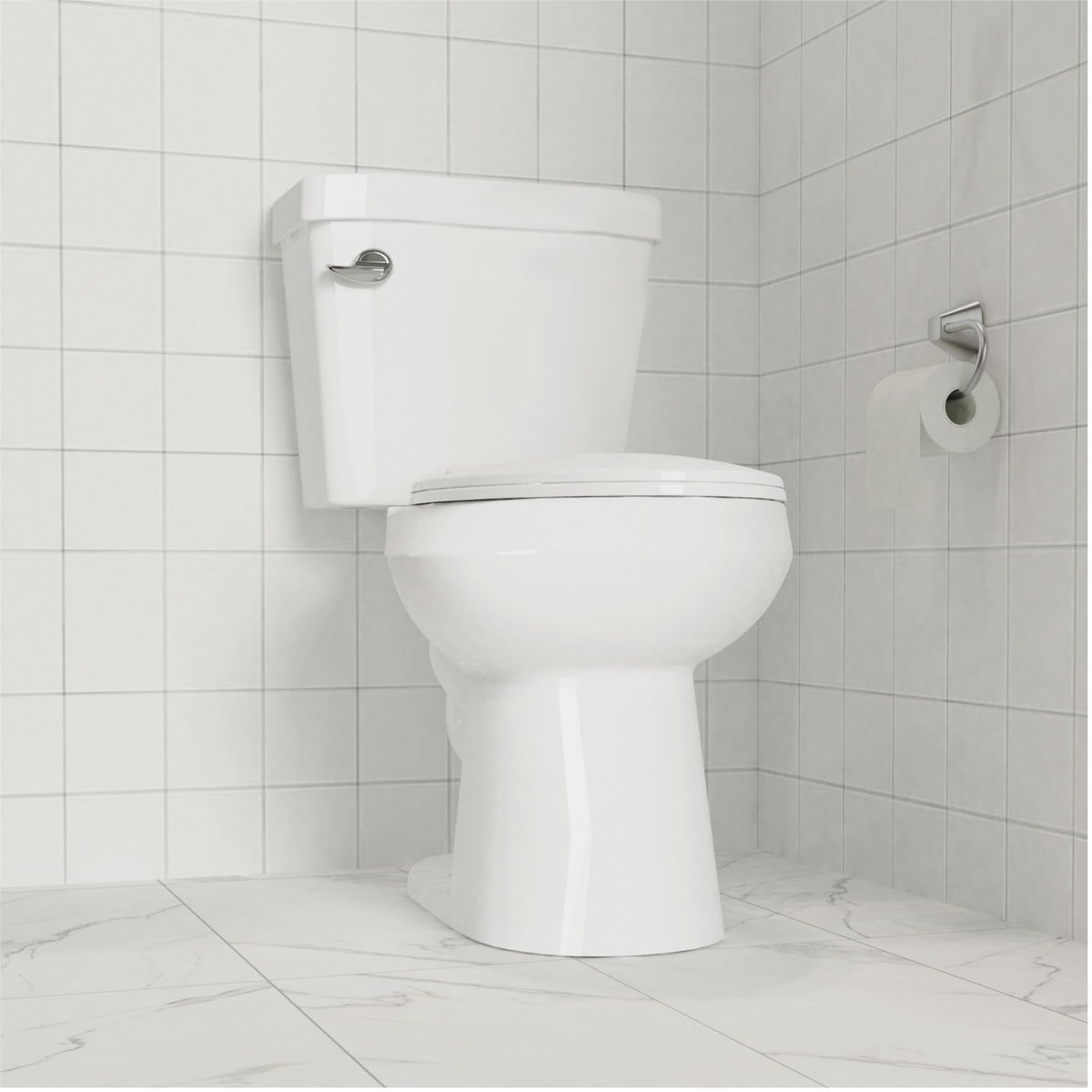 White Elongated Toilet Seat, Slow Close Toilet Cover Seat for Easy Clean and Stain-Resistant, Plastic Toilet Seat with Cover, Quick-Release Hinges and Quick-Attach Hardware 🍁 All In One Marketplace Canada