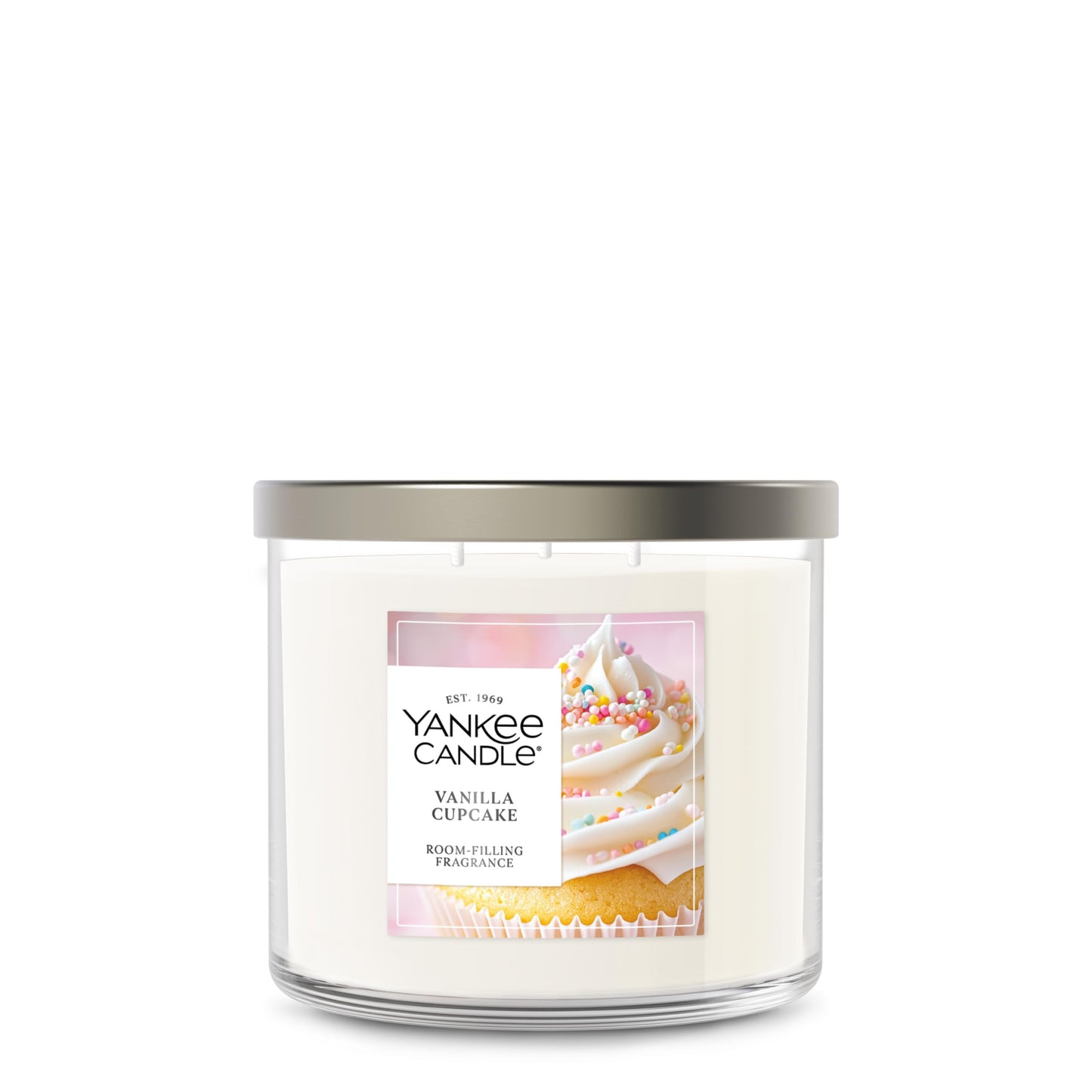 Yankee Candle 3 Wick Candle Jar, Scented Candle with up to 40 Hours of Burn Time, Premium Plant Wax Blend for Consistent Long Lasting Scent from First to Last Burn, Vanilla Cupcake 🍁 All In One Marketplace Canada