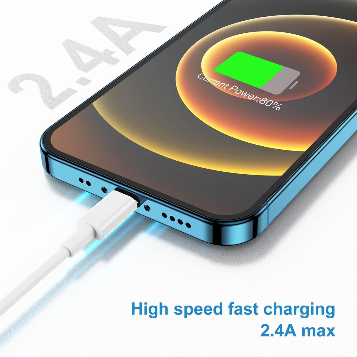 QZIIW 2 Pack [Apple MFI Certified],iPhone Fast Charger Cable 3 FT,USB to Lightning Cable 3 Foot Fast Charge Data Transfer 3 Feet Power Cord for iPhone 14 13 12 11 Pro Max Mini XR XS X 9 8 7Plus ipad 🍁 All In One Marketplace Canada