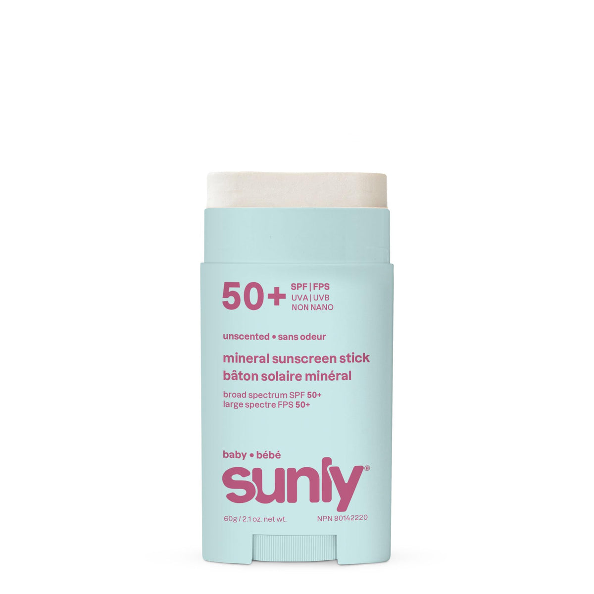 ATTITUDE Baby Mineral Sunscreen Stick SPF 50, Broad Spectrum Zinc Oxide, EWG Verified, Non-Nano, Mess-Free Stick for Face & Body, Lightweight Non-Greasy, Vegan, Unscented, 60 grams 🍁 All In One Marketplace Canada