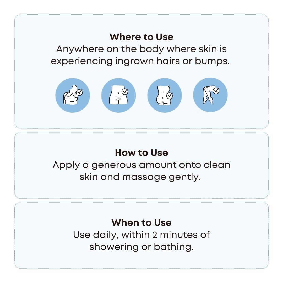 Bushbalm Ingrown Hair Oil - Targets Ingrown Hairs, Razor Bumps and Post Shave Irritation - Soothes and Hydrates Skin, 30 ml - Nude 🍁 All In One Marketplace Canada