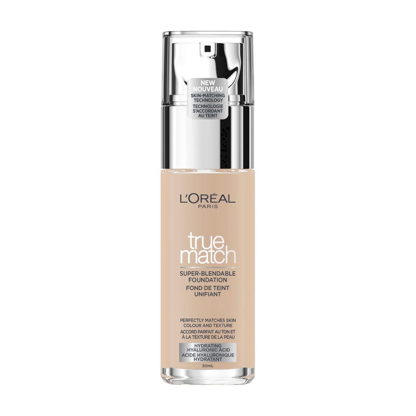 L’Oréal Paris True Match Super-Blendable Liquid Foundation, Skincare Infused with Moisturizing Cream & Hyaluronic Acid, 30 ml, Shade: 2C Rose Vanilla 🍁 All In One Marketplace Canada