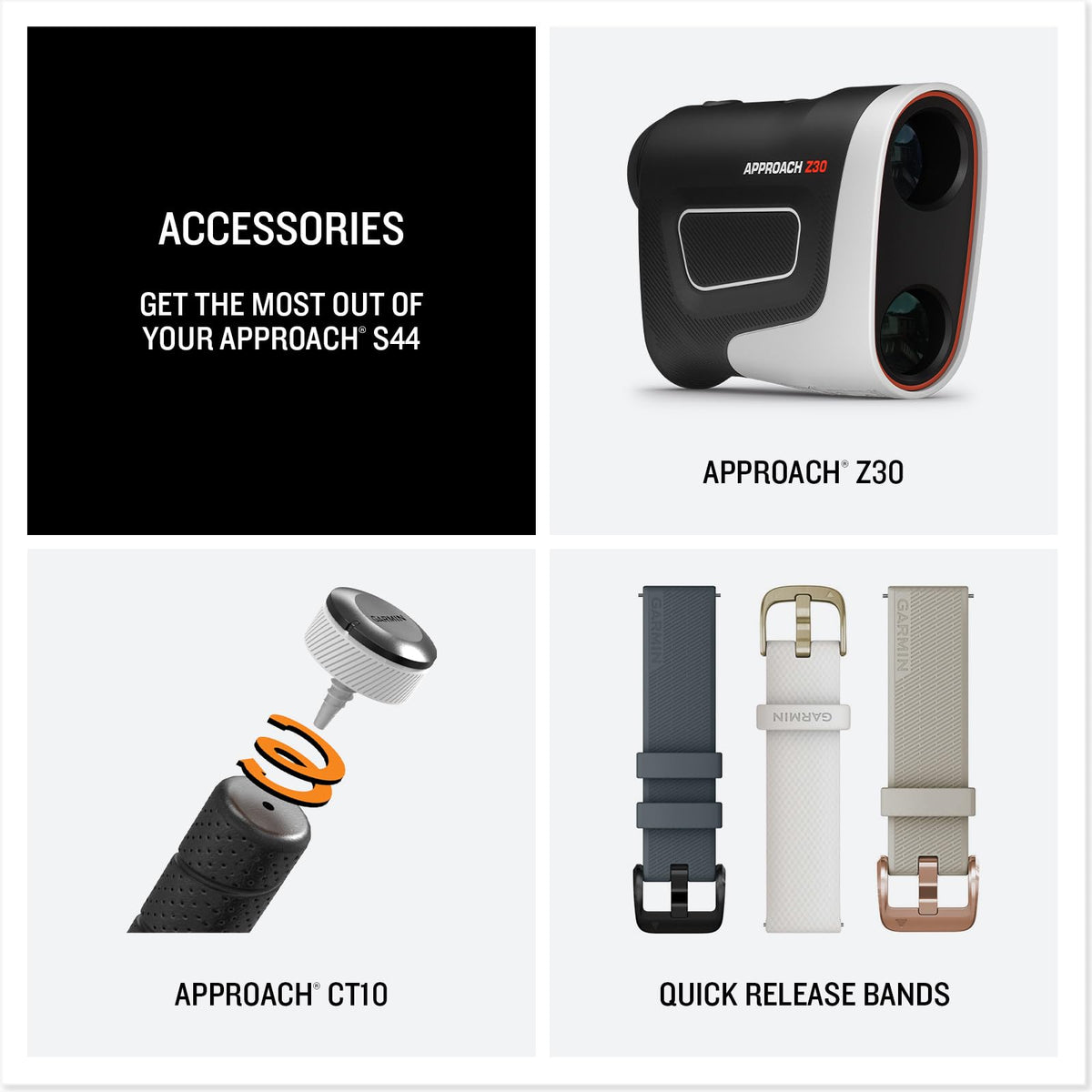 Garmin Approach S44, Essential Golf GPS Smartwatch, AMOLED Display, On-Course Features, Silver Aluminum Bezel with Twilight Silicone Band 🍁 All In One Marketplace Canada