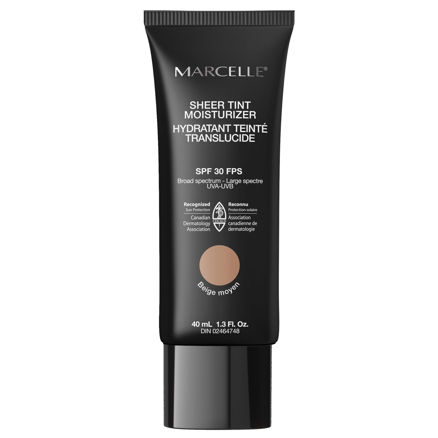 Marcelle Sheer Tint Moisturizer SPF 30, Beige Moyen, with Hyaluronic Acid and Aloe, Hypoallergenic, Non-Comedogenic, Fragrance-Free, Paraben-Free, Oil-Free, 40 mL 🍁 All In One Marketplace Canada