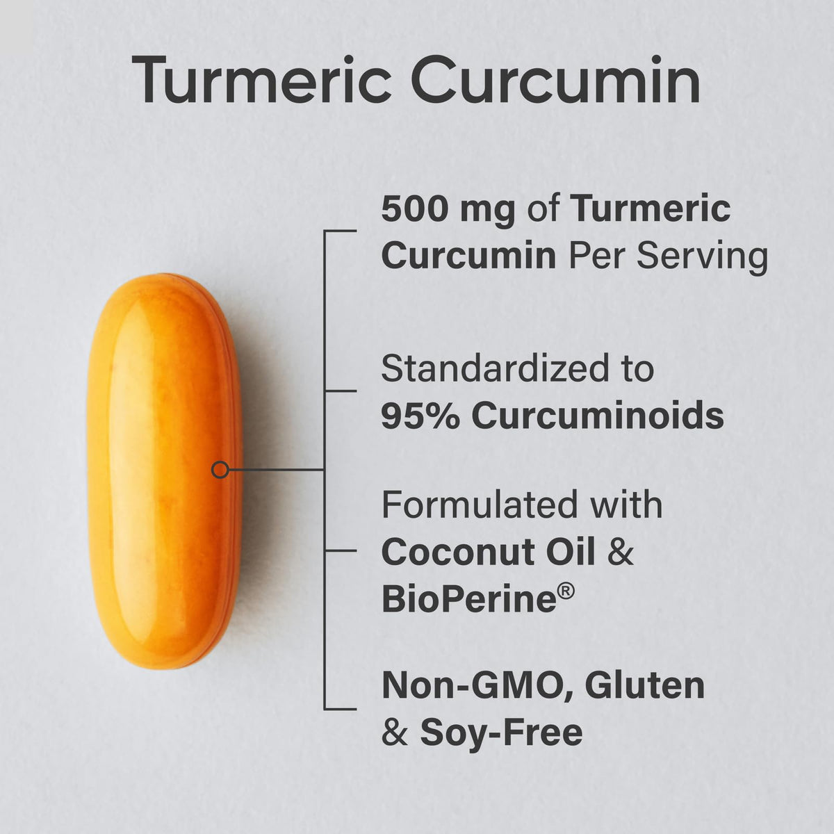 Sports Research® Turmeric Curcumin C3® Complex 500mg, Enhanced with Black Pepper & Organic Coconut Oil for Better Absorption; Non-GMO, Gluten Free & Third-Party Tested - 120 Liquid Softgels 🍁 All In One Marketplace Canada