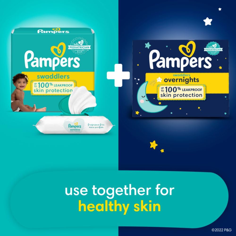 Pampers Swaddlers Diapers, Size 2 (10-22 lbs), 144 Count, Absorbent, Keeps Baby Dry and Comfortable, Skin Safe Disposable Baby Diaper 🍁 All In One Marketplace Canada