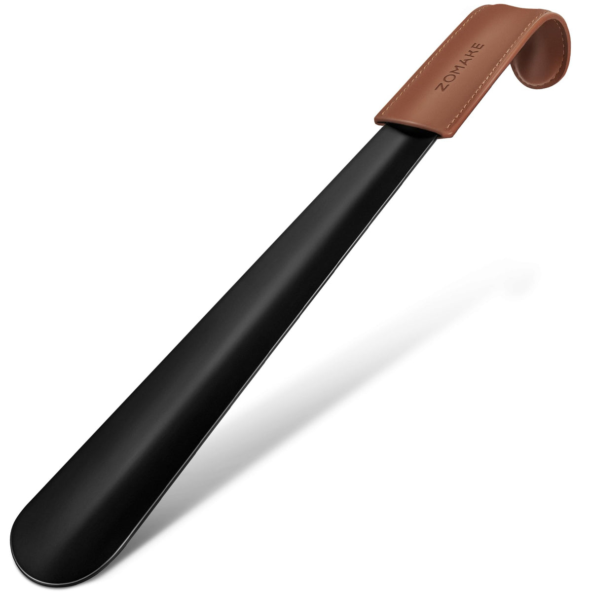 ZOMAKE Shoe Horn Long Handle,Metal Long Shoehorn for Seniors Men Women,16.5" Boot Shoes Horn Chausse Pied(A Black) 🍁 All In One Marketplace Canada