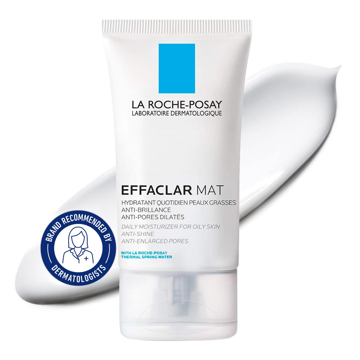 La Roche Posay Face Moisturizer for Oily, Acne-Prone Skin, Effaclar Mat Daily Face Cream, Anti-Shine & Pore Minimizer, Oil-Free, Recommended by Dermatologists, Travel Size, 40ml 🍁 All In One Marketplace Canada