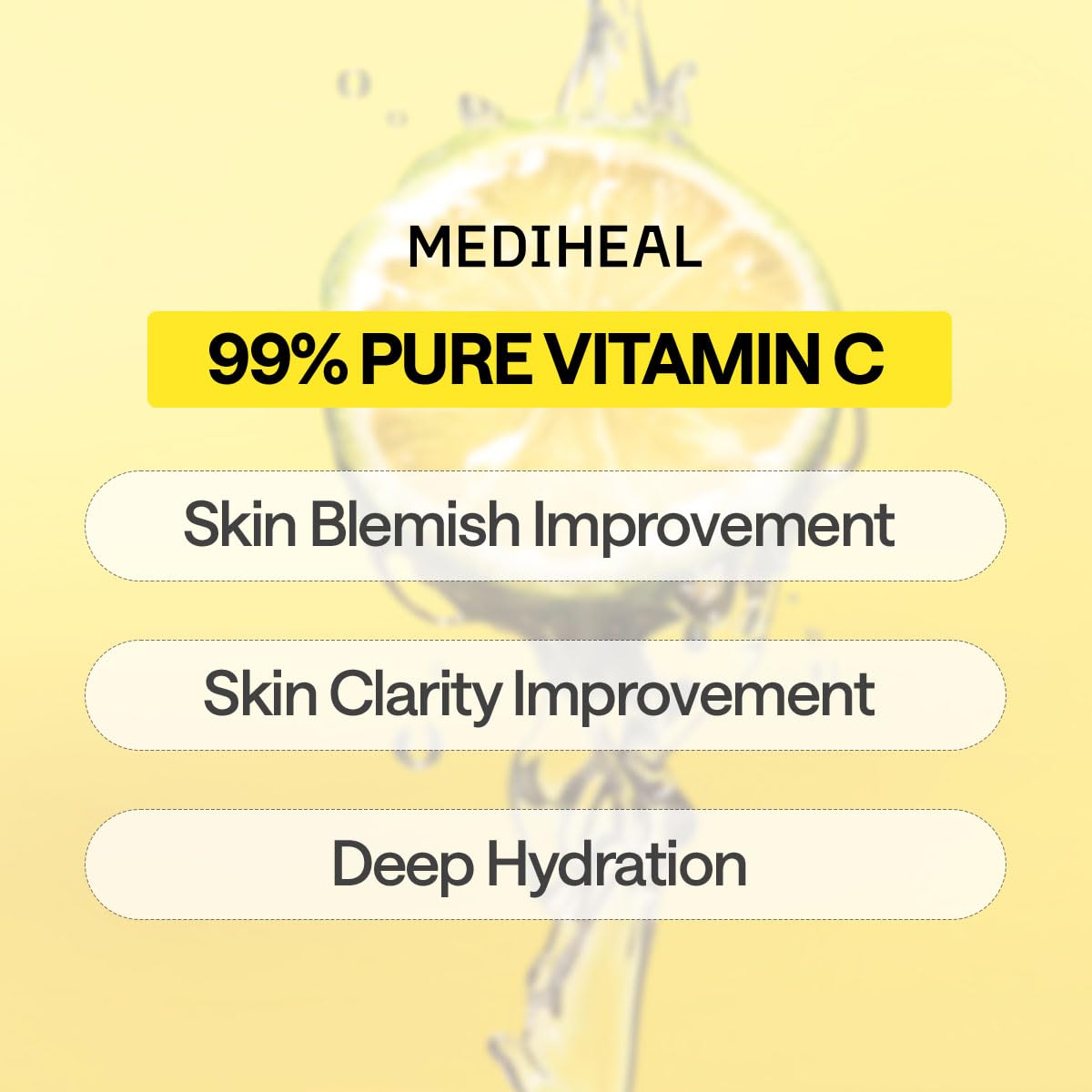 MEDIHEAL Vitamin C Essential Face Mask - Brightening & Hydrating Facial Mask for Blemish & Uneven Skin Tone, Clear Toning with Niacinamide, Vegan, Korean Skincare for Women (10 Sheets) 🍁 All In One Marketplace Canada
