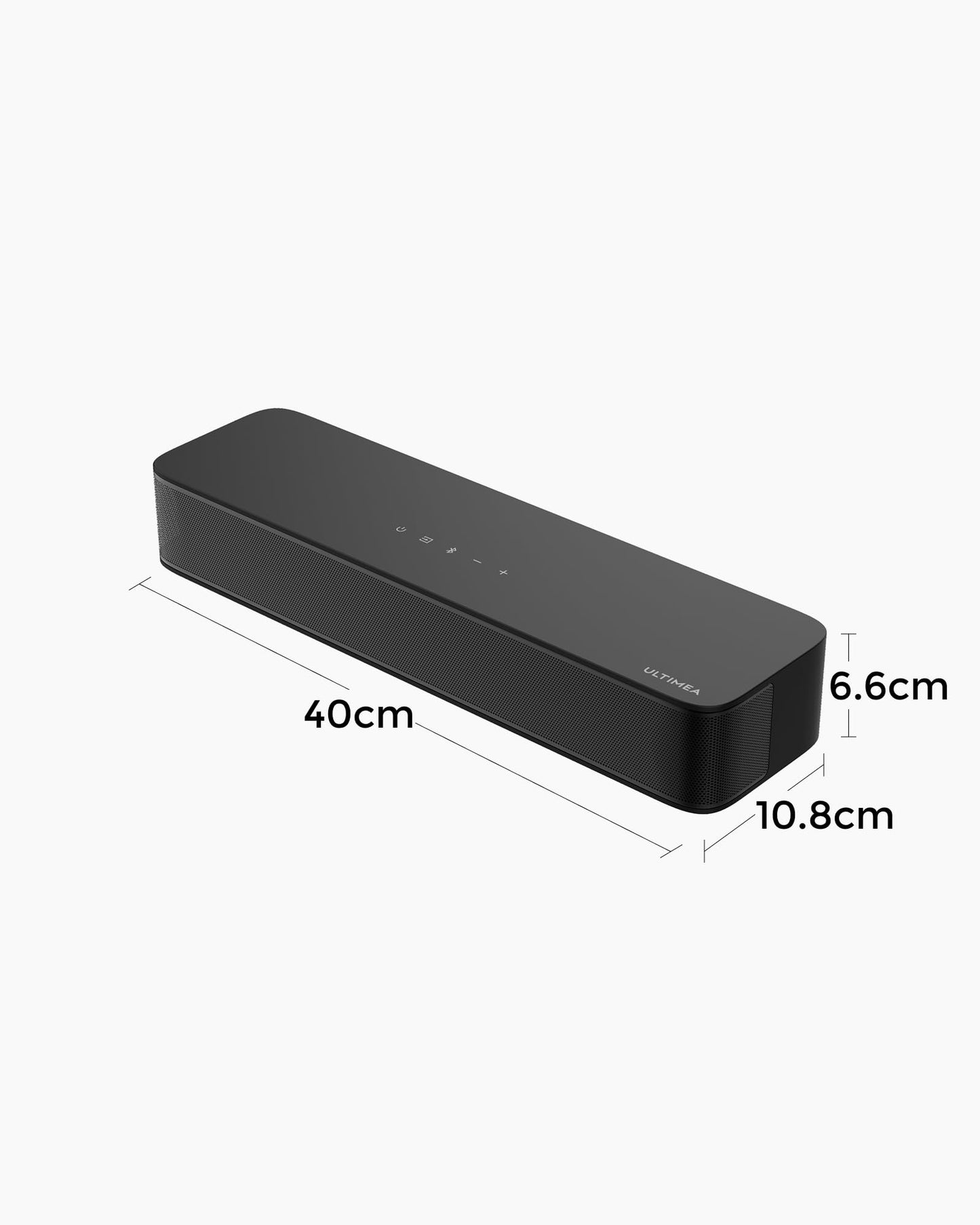 ULTIMEA 2.1ch Sound Bar for TV, Built-in Subwoofer, Peak Power 132W, App Control, 16 Inches Bluetooth 5.4 TV Speakers Soundbar, All-in-one PC Soundbar for Game, Opt/AUX/Wall Mount, Poseidon M20 Pro 🍁 All In One Marketplace Canada