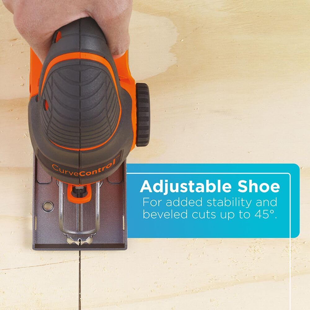 BLACK+DECKER Jig Saw, Smart Select, 5.0-Amp (BDEJS600C) 🍁 All In One Marketplace Canada