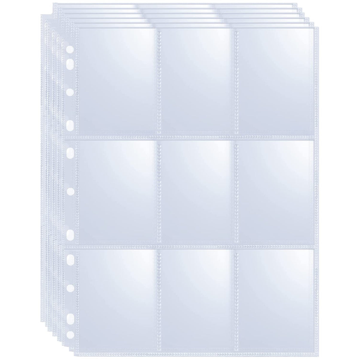 360 Pockets Trading Card Sleeves - Double-Sided 9 Pocket Page Protector, Ultra-Clear Card Sheets for 3 Ring Binder, Sleeves for Game Yugioh/MTG, Baseball, Business Cards, Coupons 🍁 All In One Marketplace Canada
