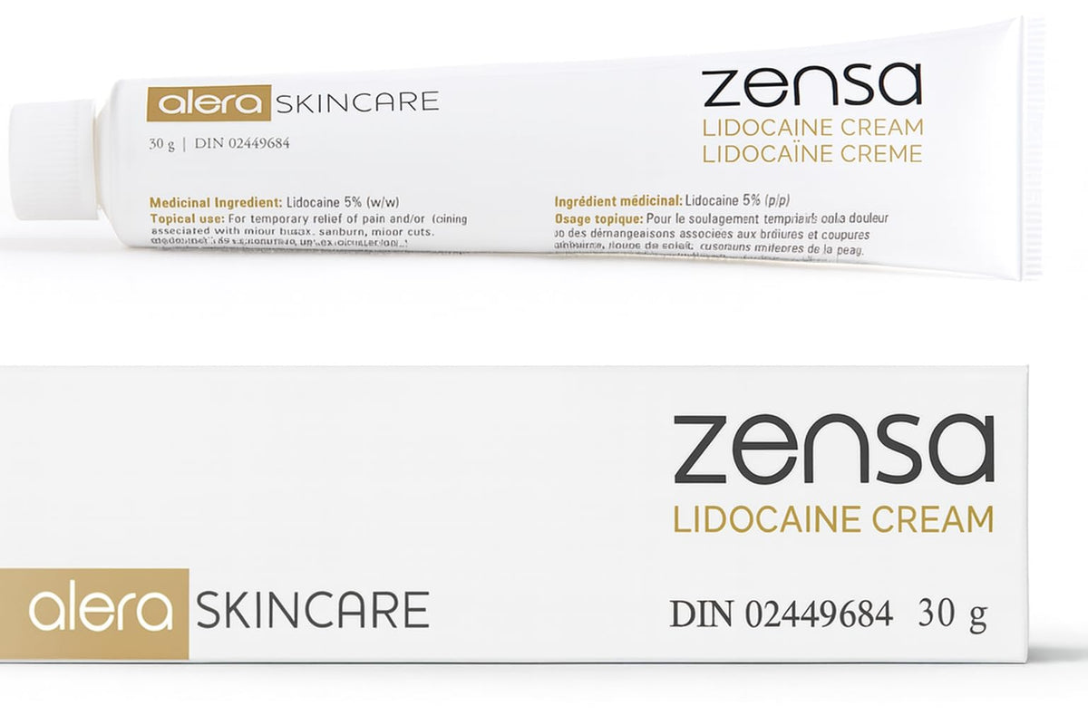 Zensa Tattoo Numbing Cream 5% Lidocaine, Safe on Broken Skin | Fast-Acting Pain Relief for Tattoos, Microneedling, Waxing, Injections | Vegan, Steroid-Free, Professional-Grade | Best Tattoo Numbing Cream 1 Oz (DIN 02449684) 🍁 All In One Marketplace Canada