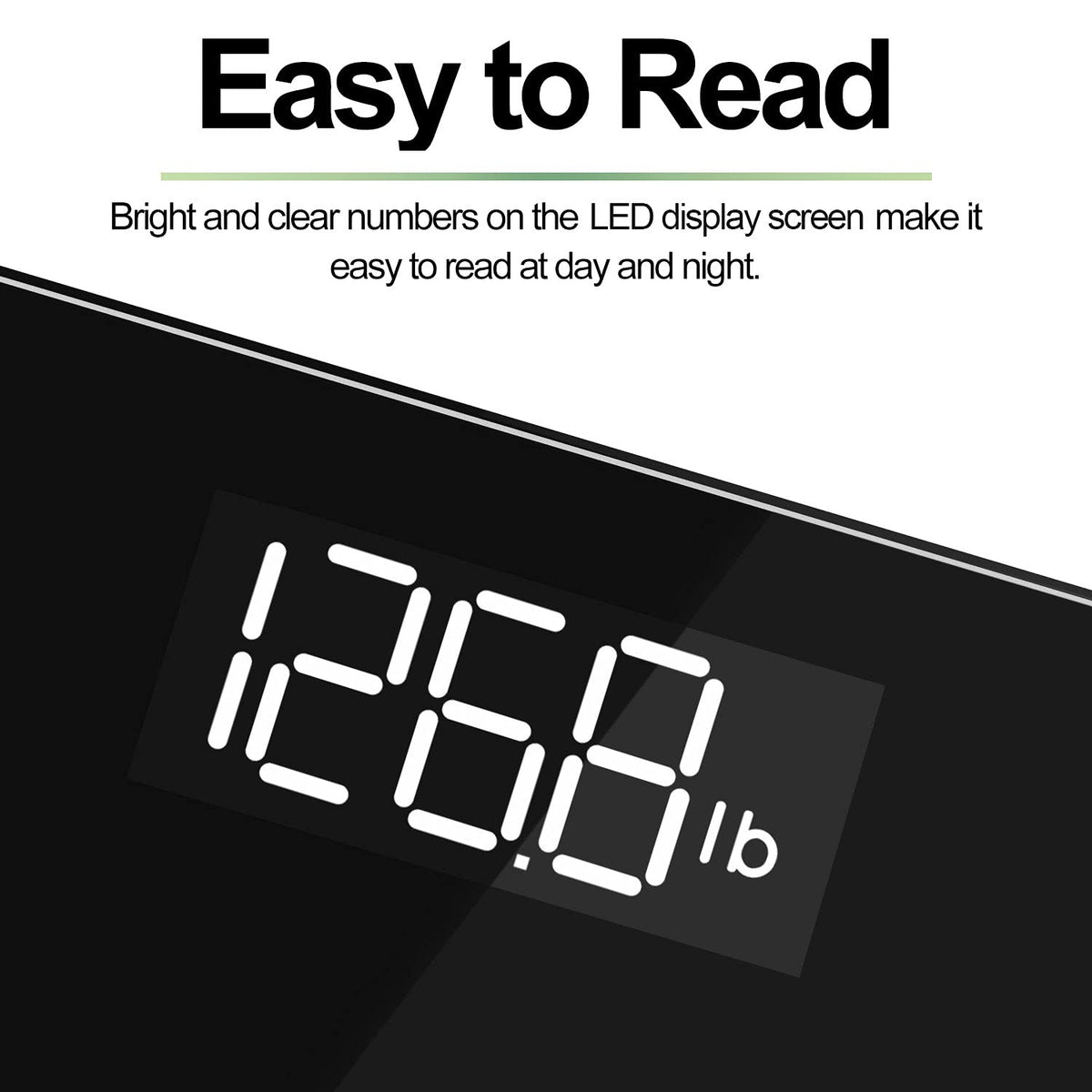 RENPHO Scale for Body Weight, Bathroom Weighing Scale with Backlit LED Display, Highly Accurate & Measures Weight up to 400 lb/180kg, Black-Core 1S (Black) 🍁 All In One Marketplace Canada