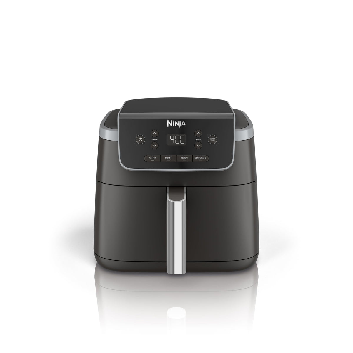 Ninja Air Fryer Pro 4in1, 5 QT (4.7 L) Capacity, Air Fry, Roast, Bake, Reheat, Dehydrate, Roast, Crisp Technology, Nonstick Basket & Crisper Plate, Grey, AF141C (Canadian Version) 🍁 All In One Marketplace Canada