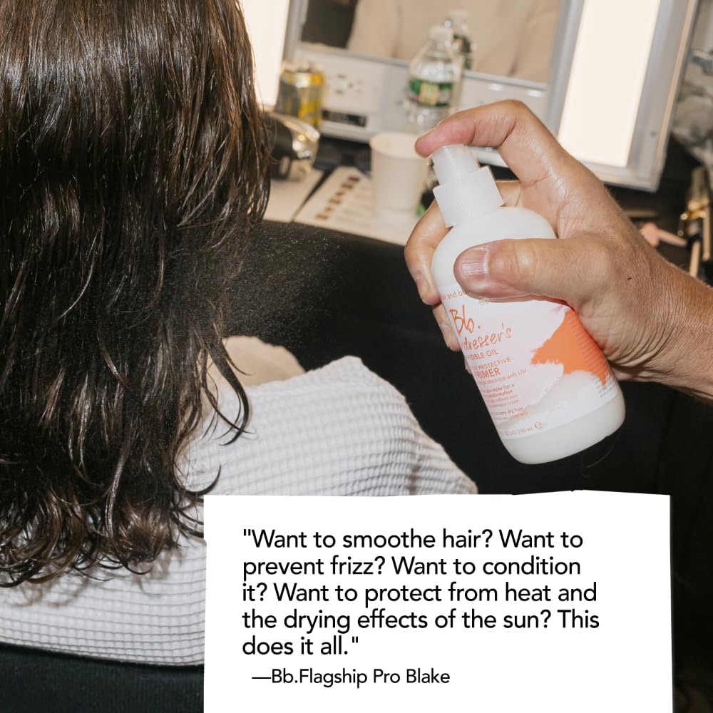 Bumble and bumble. Hairdresser's Invisible Oil Heat/UV Protection Leave-In Conditioner Hair Primer | Hydrating, Anti Frizz, Color Safe | Straight, Coily | With Argan Oil + Coconut Oil, 60 ml 🍁 All In One Marketplace Canada