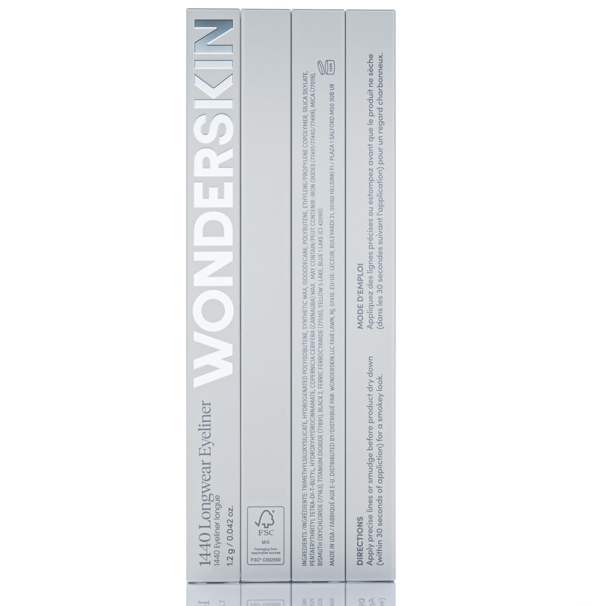 Wonderskin Eyeliner Pencil, 1440 Longwear Deep Black Eyeliner Pencil - Waterproof, Sharpenable & Smudge Proof (Liquorice) 🍁 All In One Marketplace Canada