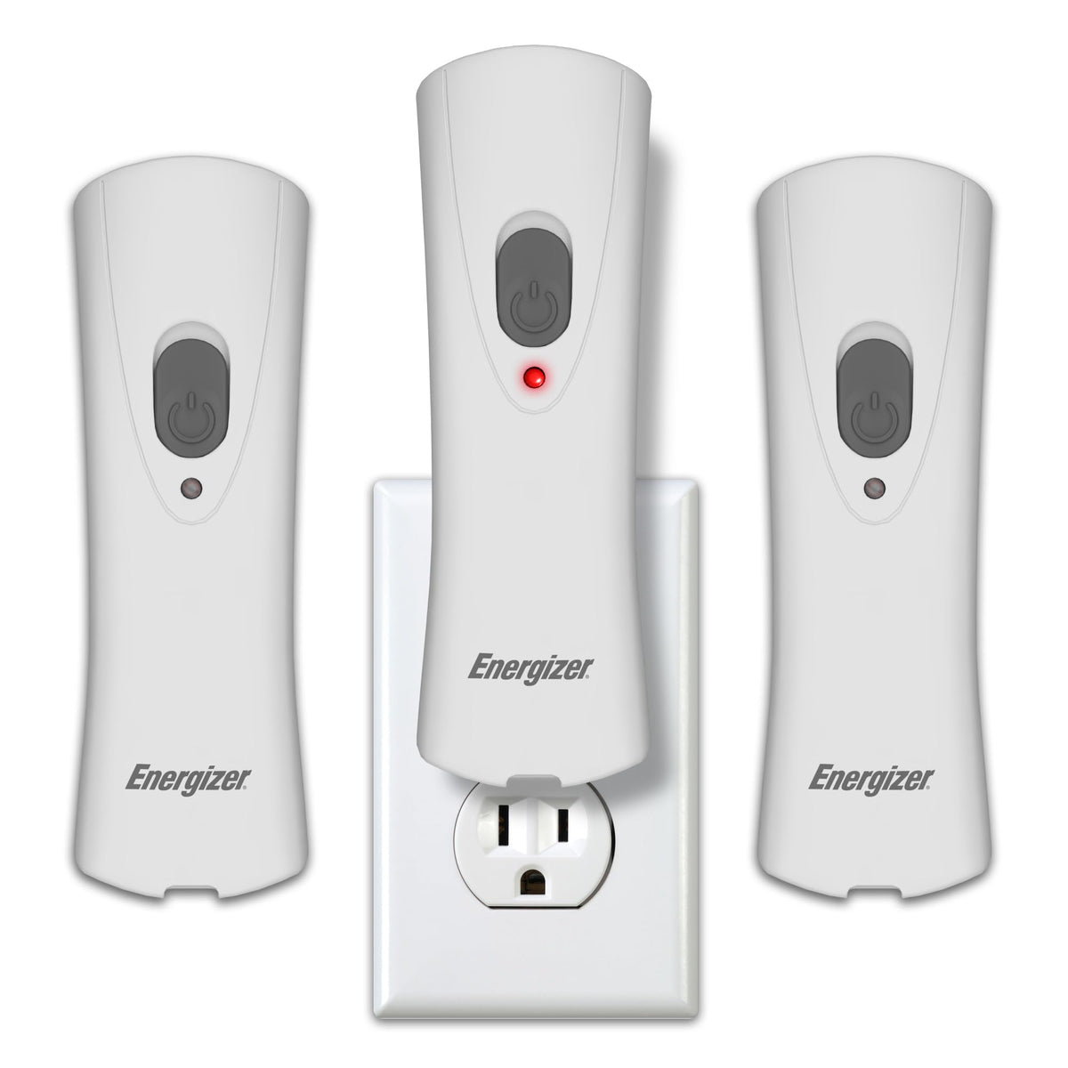 Energizer Weatheready Rechargeable Compact Handheld Light, Plug-in Rechargeable LED Light, Automatic Turn-On Emergency Flashlight, Built-in Rechargeable Battery Included, 3 Count 🍁 All In One Marketplace Canada