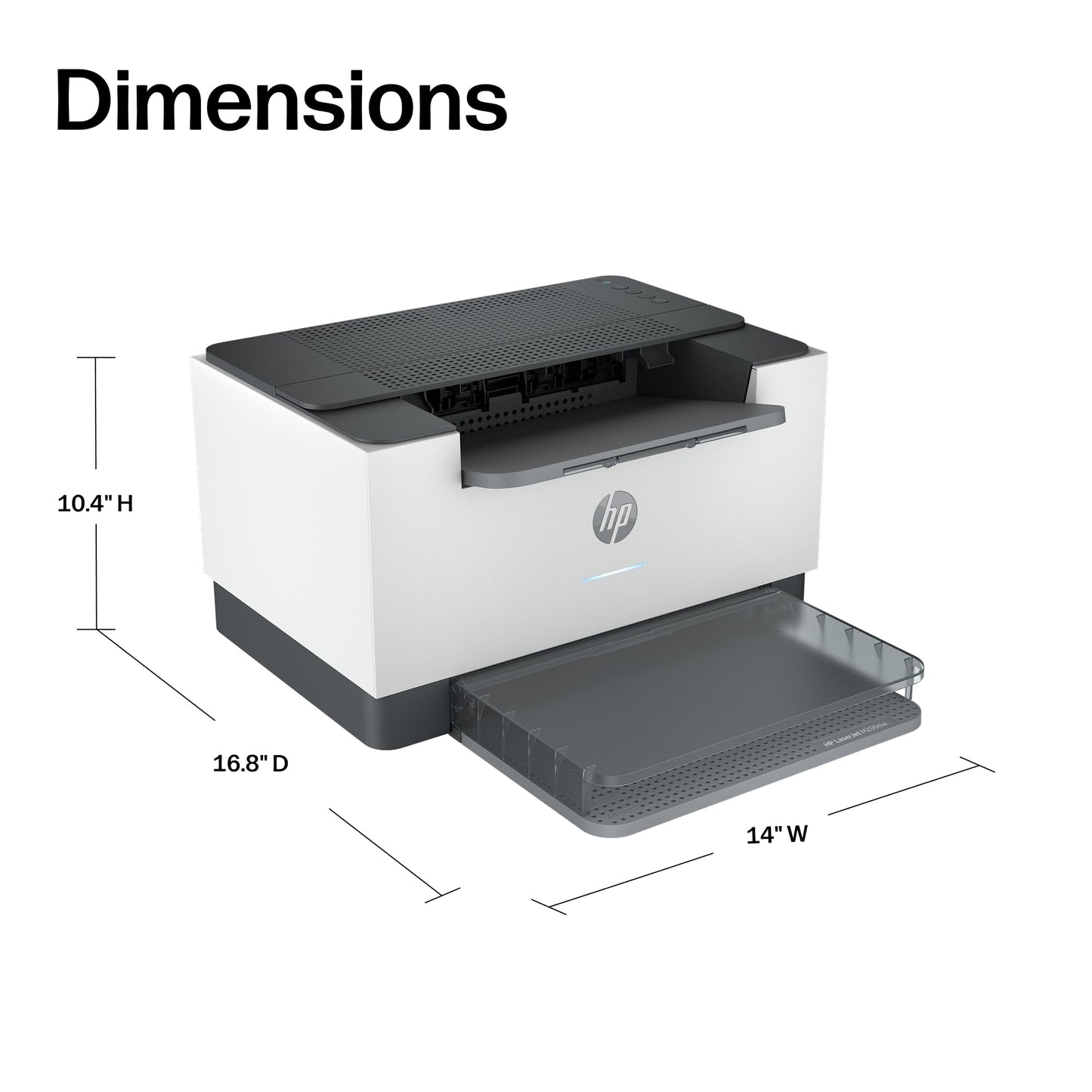 HP LaserJet M209dw Compact Monochrome Printer with Automatic Two-Sided Printing | 6GW62F Gray 🍁 All In One Marketplace Canada