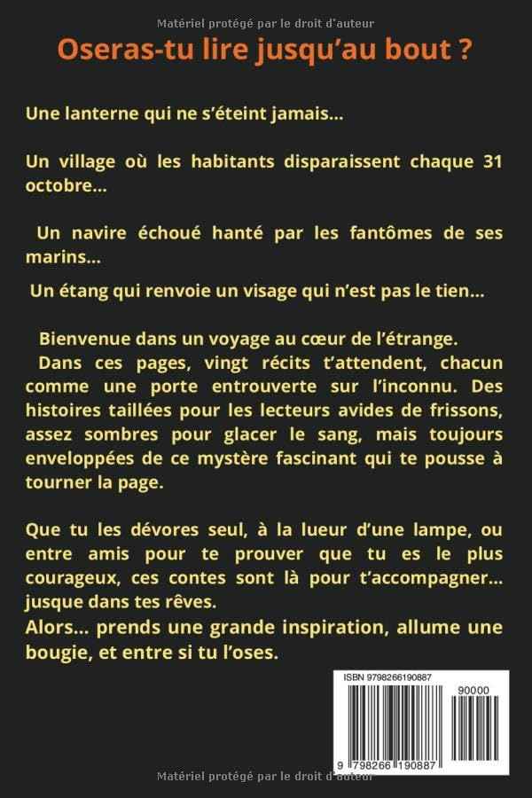20 HISTOIRES POUR FRISSONNER A HALLOWEEN: Mini contes d'horreur pour ados