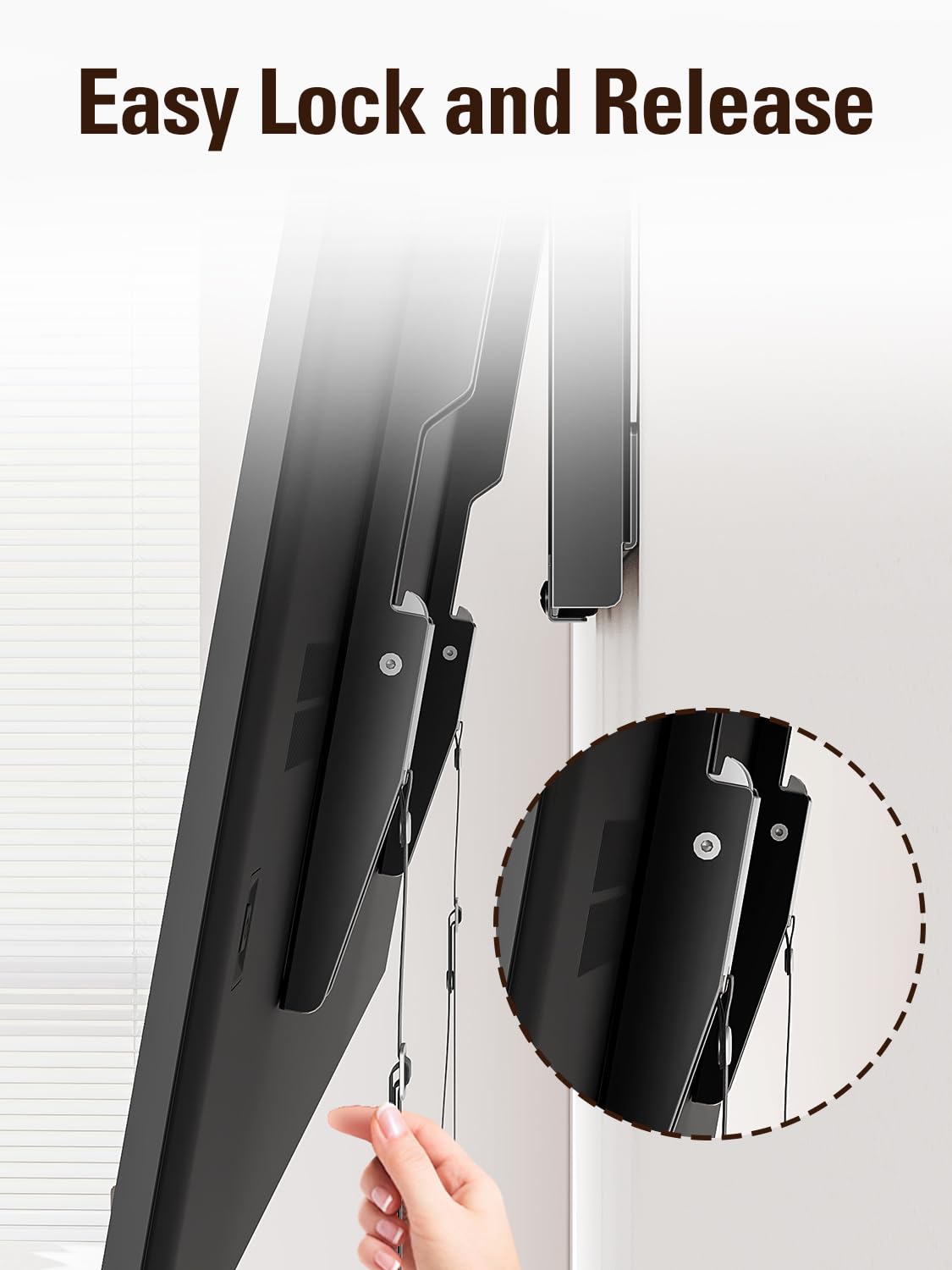 Mounting Dream Fixed TV Mount Low Profile for Most of 42-84 Inches TV Low Profile TV Wall Mount fits 16" 18" 24" Wood Studs up to VESA 600 x 400mm and 132 LBS, Ultra Slim and Space Saving MD2163-K 🍁 All In One Marketplace Canada