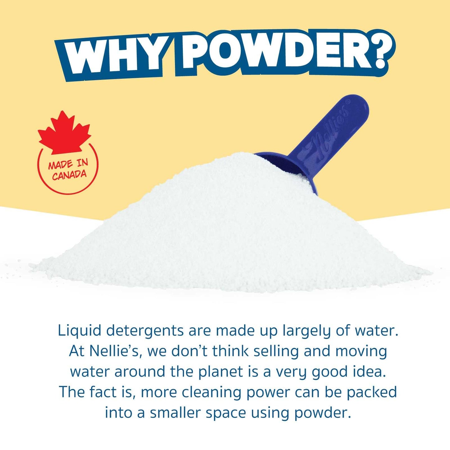 Nellie's Dishwasher Powder - 100 Load - Plant-Based Dishwasher Detergent - Septic Safe, Fragrance-Free - Easily Penetrates Grease & Food Particles - Phosphate-Free - (Made in Canada) 🍁 All In One Marketplace Canada